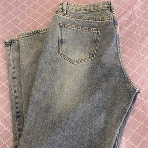 Denim Distressed Boy Friend Jeans